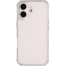 Coque iPhone 17 - Bumper Glass Hybrid TPU silicone anti-choc - Transparent