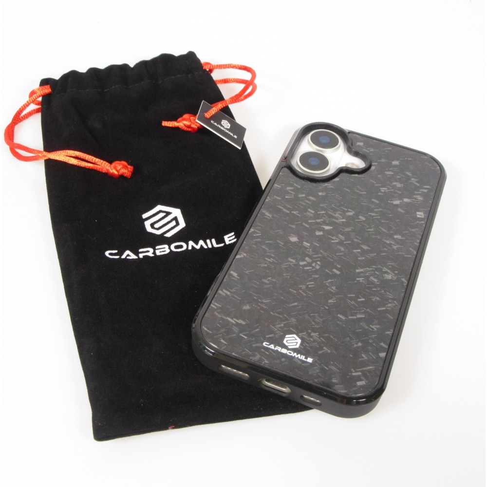 Coque iPhone 17 - Carbomile carbone forgé (compatible MagSafe)