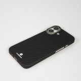 Coque iPhone 17 - Carbomile case de protection en fibre de carbone aramide véritable - Noir