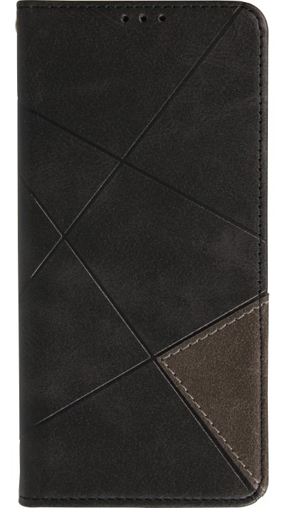 Hülle iPhone 17 - Flip Geometrisch - Schwarz