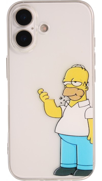 iPhone 17 Case Hülle - Gummi cartoon Homer Simpson