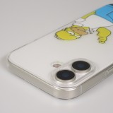 Coque iPhone 17 - Gel cartoon Homer Simpson