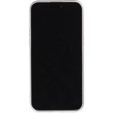 iPhone 17 Case Hülle - Gummi weich mit Kameraschutzglas MagSafe - Silber