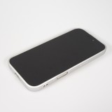 iPhone 17 Case Hülle - Gummi weich mit Kameraschutzglas MagSafe - Silber