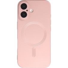 Coque iPhone 17 - Gel souple avec vitre de protection caméra MagSafe - Rose
