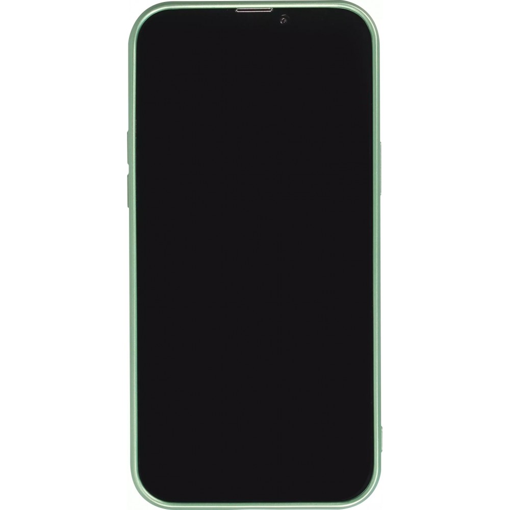 Coque iPhone 17 - Gel souple avec vitre de protection caméra MagSafe - Vert