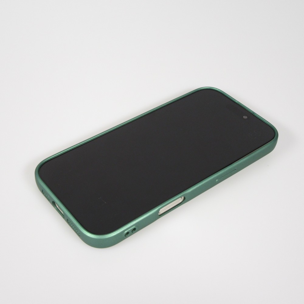Coque iPhone 17 - Gel souple avec vitre de protection caméra MagSafe - Vert