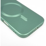 Coque iPhone 17 - Gel souple avec vitre de protection caméra MagSafe - Vert