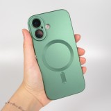 Coque iPhone 17 - Gel souple avec vitre de protection caméra MagSafe - Vert