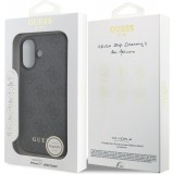 Coque iPhone 17 - Guess 4G charm protection élégante design raffiné accessoire tendance - Gris