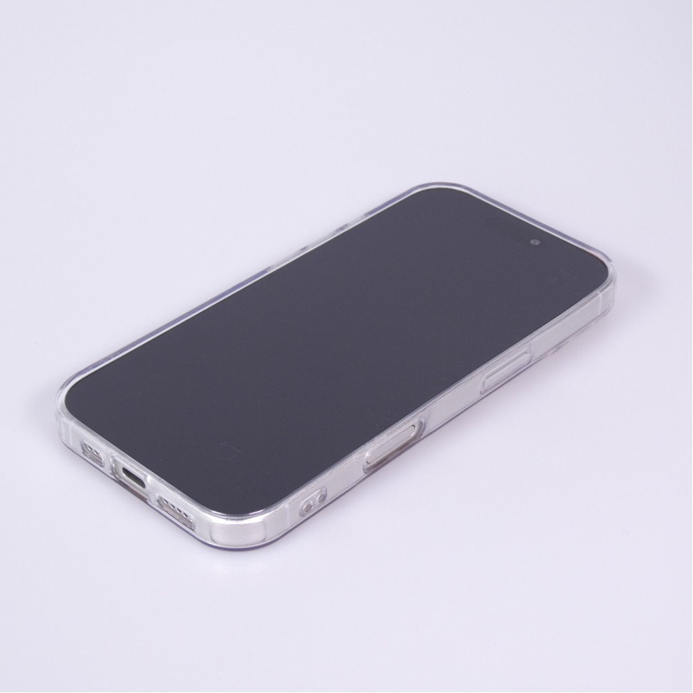 Coque iPhone 17 - Léopard marron holographique en silicone rigide effet miroir - Brun