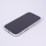 Coque iPhone 17 - Léopard marron holographique en silicone rigide effet miroir - Brun