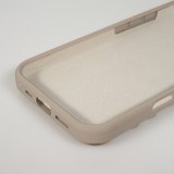 iPhone 17 Case H&uuml;lle - Pastellfarbene Wandhalterung mit Saugnapf f&uuml;r glatte Oberfl&auml;chen - Braun