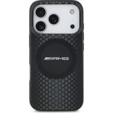Coque iPhone 17 Pro - AMG Double Layer graphiques transparent MagSafe protection élégante - Noir