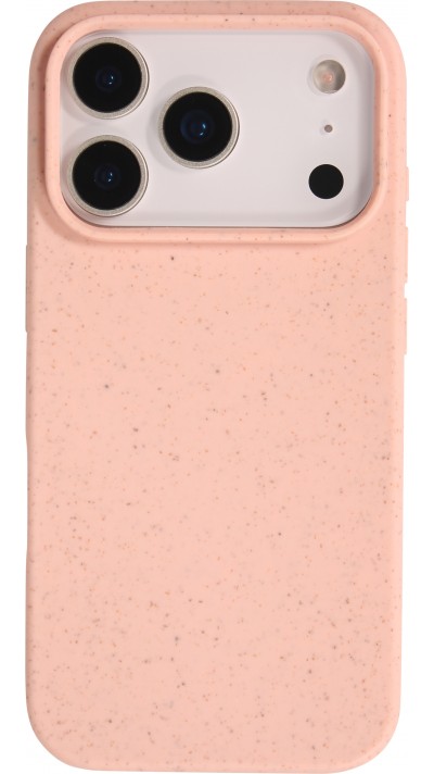 Coque iPhone 17 Pro - Bio Eco-Friendly biodégradable écologique nature - Rose
