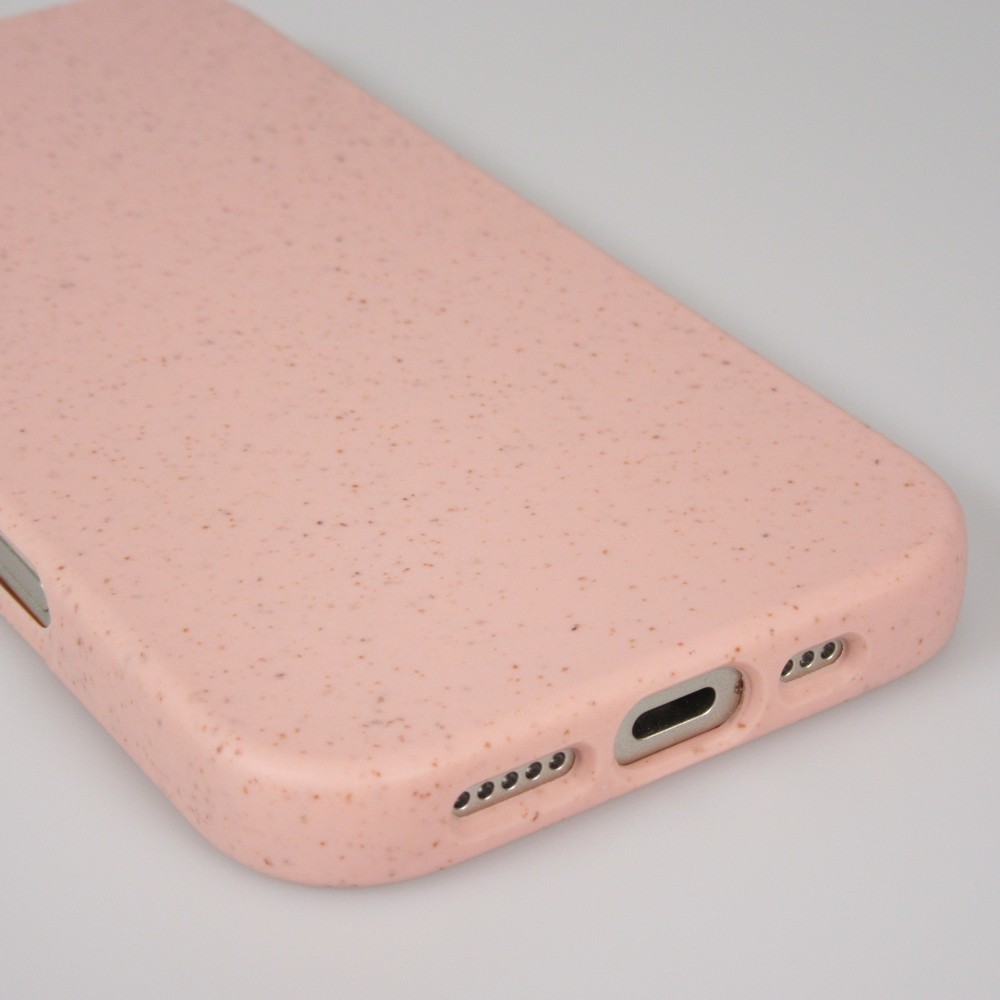 Coque iPhone 17 Pro - Bio Eco-Friendly biodégradable écologique nature - Rose