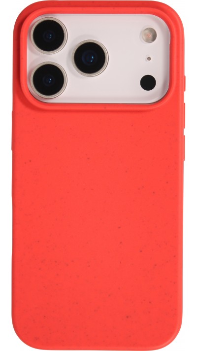 Coque iPhone 17 Pro Max - Bio Eco-Friendly biodégradable écologique nature - Rouge
