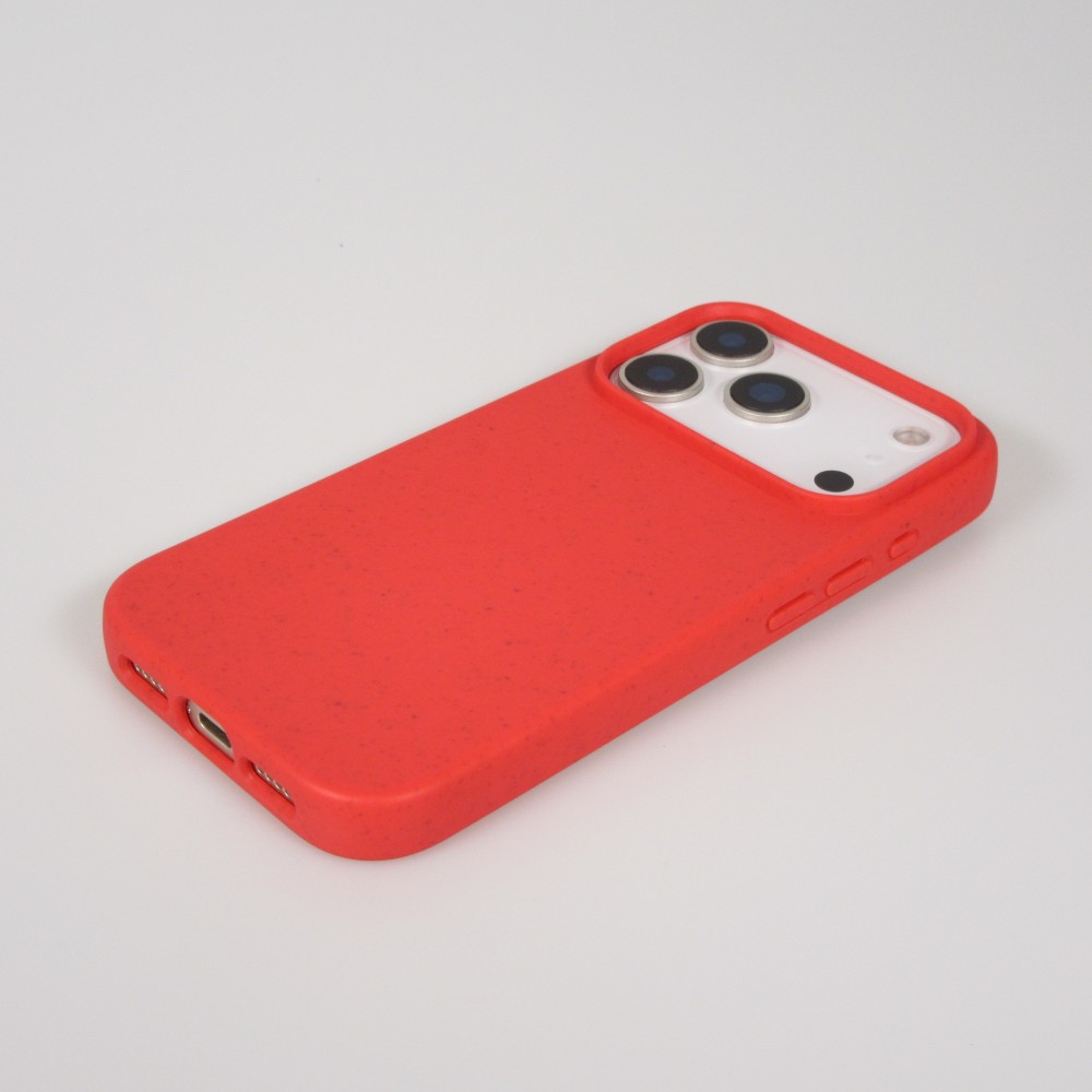 Coque iPhone 17 Pro Max - Bio Eco-Friendly biodégradable écologique nature - Rouge