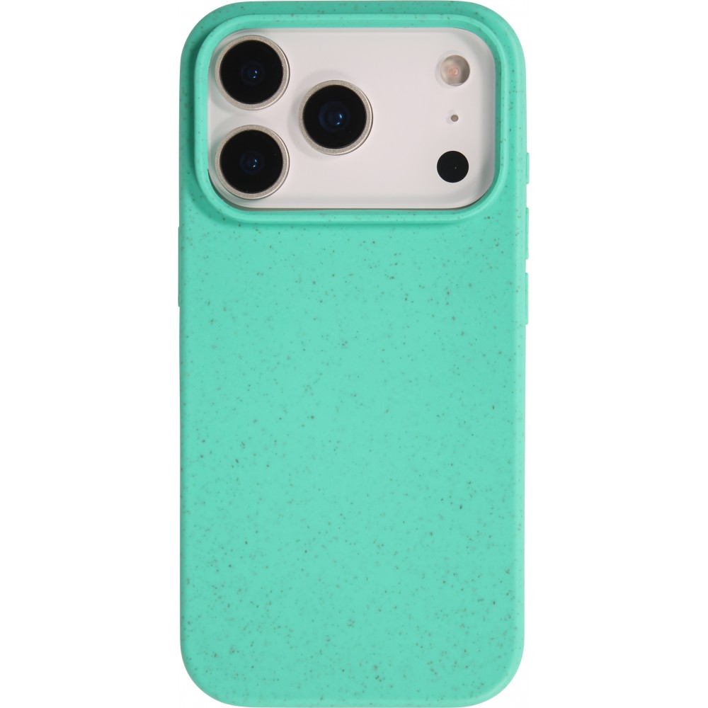 Coque iPhone 17 Pro Max - Bio Eco-Friendly biodégradable écologique nature - Turquoise