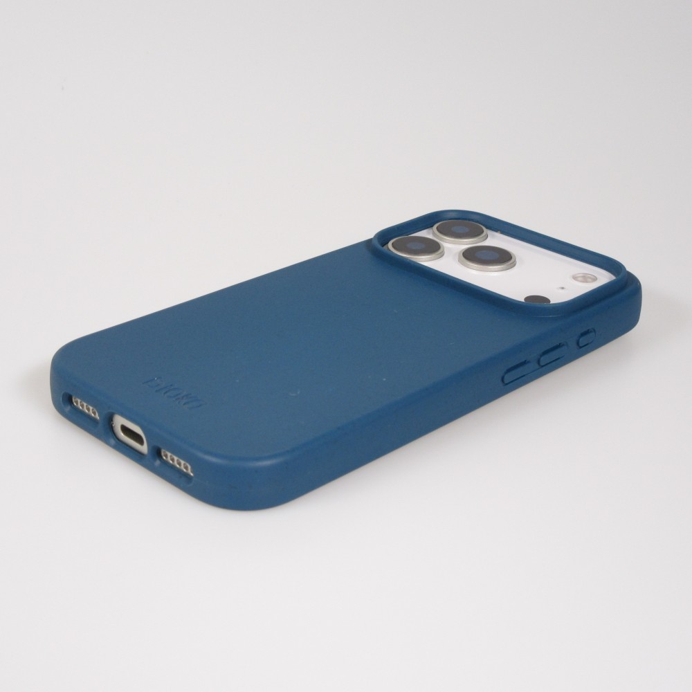 Coque iPhone 17 Pro - Bioka biodégradable et compostable Eco-Friendly - Bleu