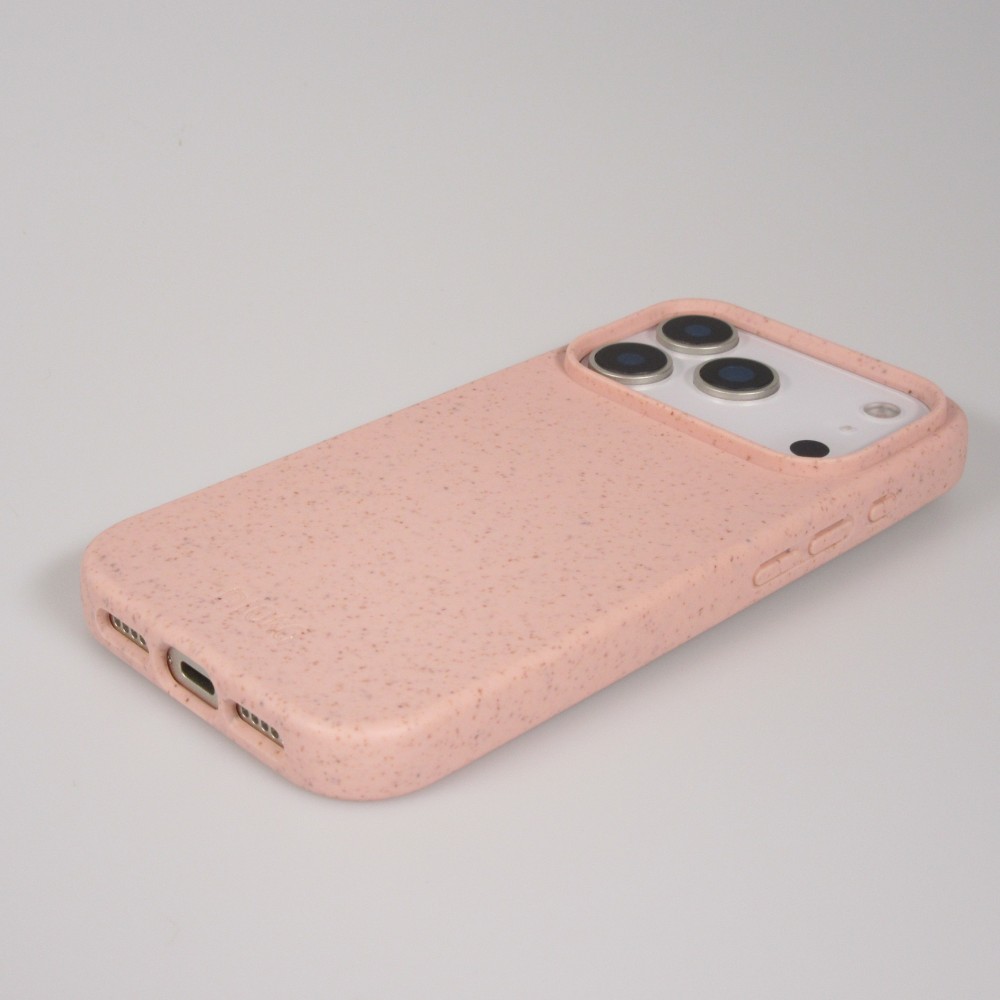 Coque iPhone 17 Pro - Bioka biodégradable et compostable Eco-Friendly - Rose