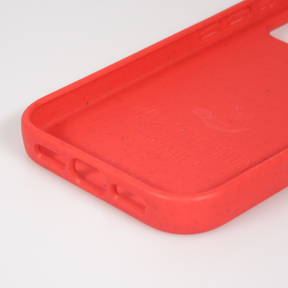 Coque iPhone 17 Pro - Bioka biodégradable et compostable Eco-Friendly - Rouge