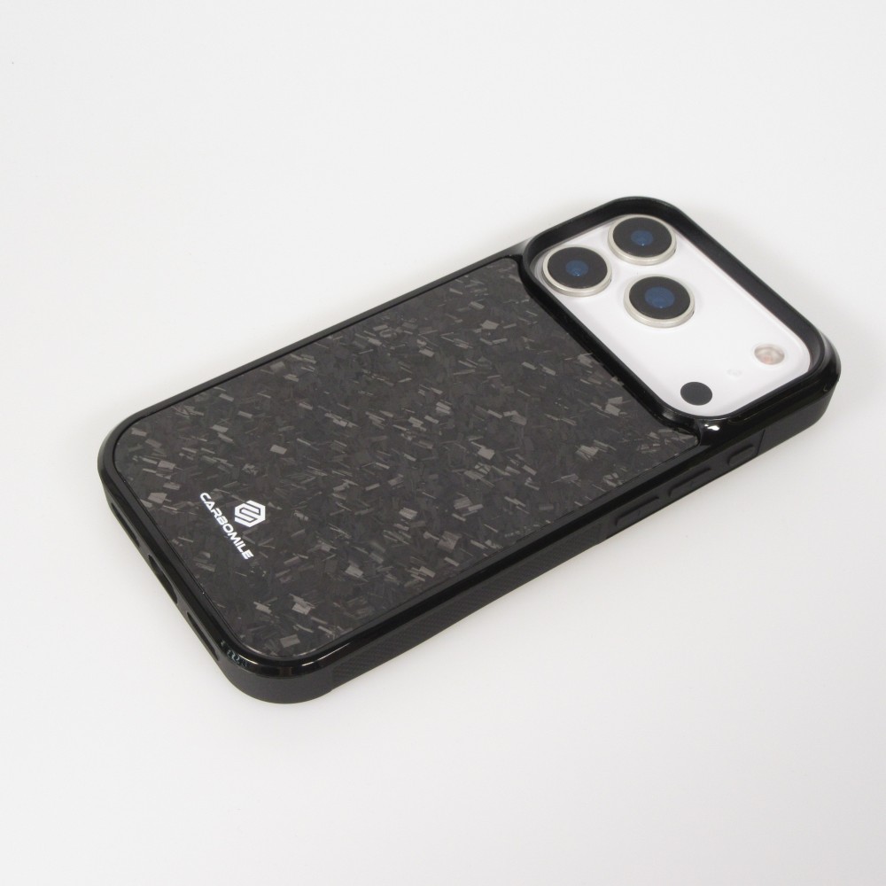 iPhone 17 Pro Case Hülle - Carbomile Forged Carbon (Kompatibel mit MagSafe)