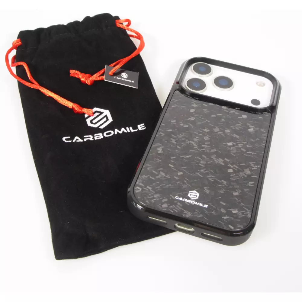 Coque iPhone 17 Pro - Carbomile carbone forgé (compatible MagSafe)