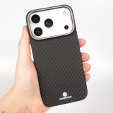 iPhone 17 Pro Max Case Hülle - Carbomile Schutzcase aus echtem Aramid Carbonfaser - Schwarz