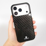 iPhone 17 Pro Max Case Hülle - Carbomile Carbon Fiber (Kompatibel mit MagSafe)