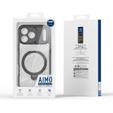 Coque iPhone 17 Pro - Dux Ducis Aimo Mag Series avec support et anneau magnétique  - Noir