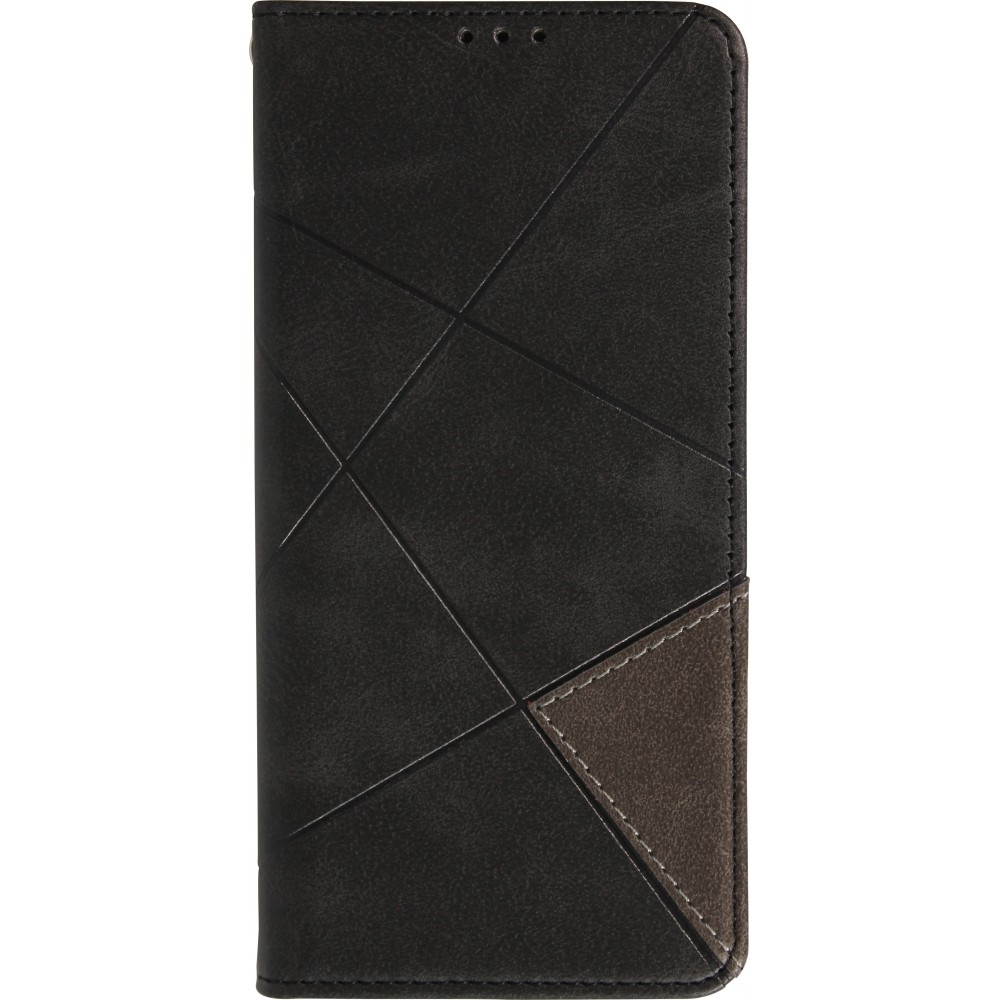 Hülle iPhone 17 Pro - Flip Geometrisch - Schwarz