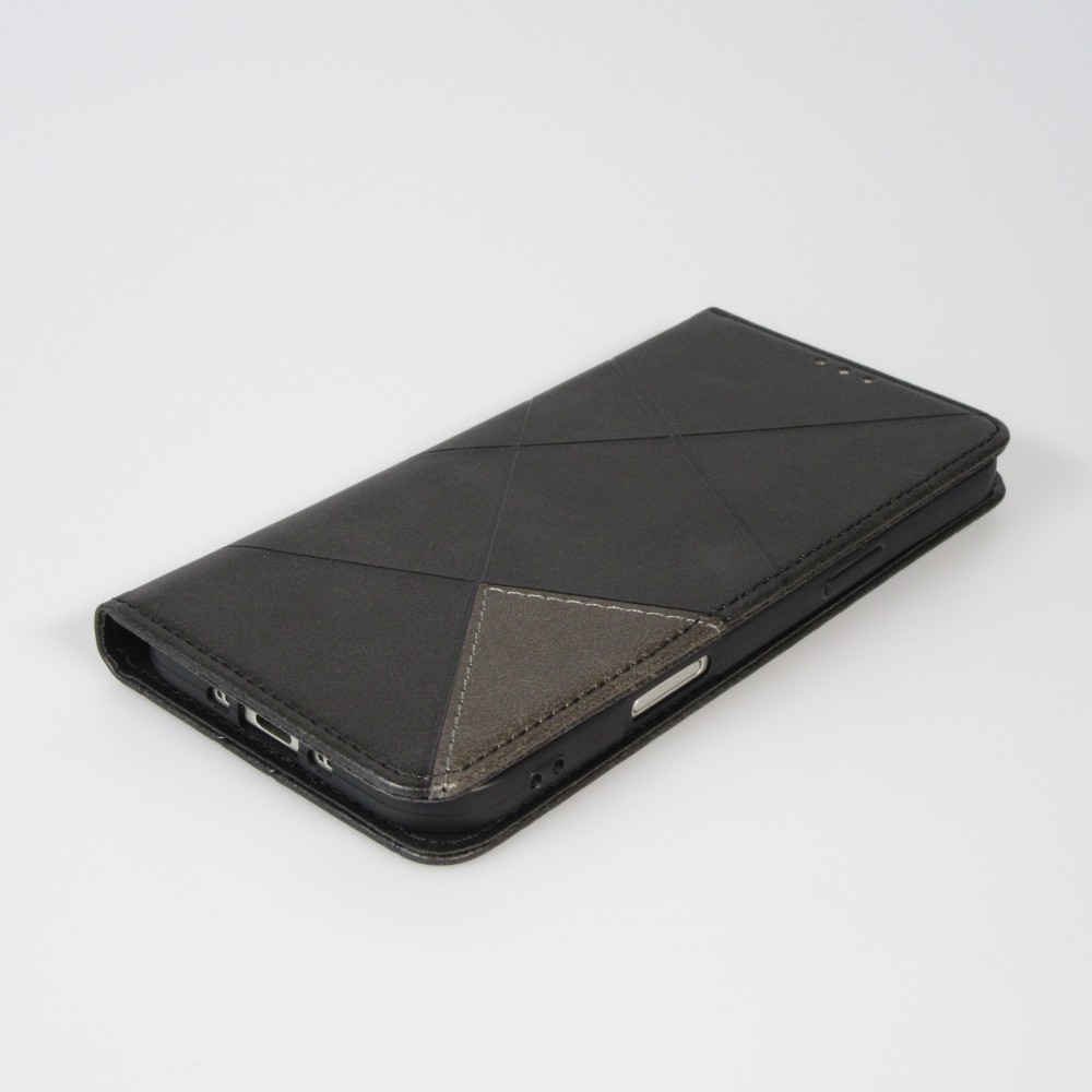 Hülle iPhone 17 Pro - Flip Geometrisch - Schwarz