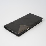 Hülle iPhone 17 Pro - Flip Geometrisch - Schwarz