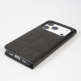Hülle iPhone 17 Pro - Flip Geometrisch - Schwarz