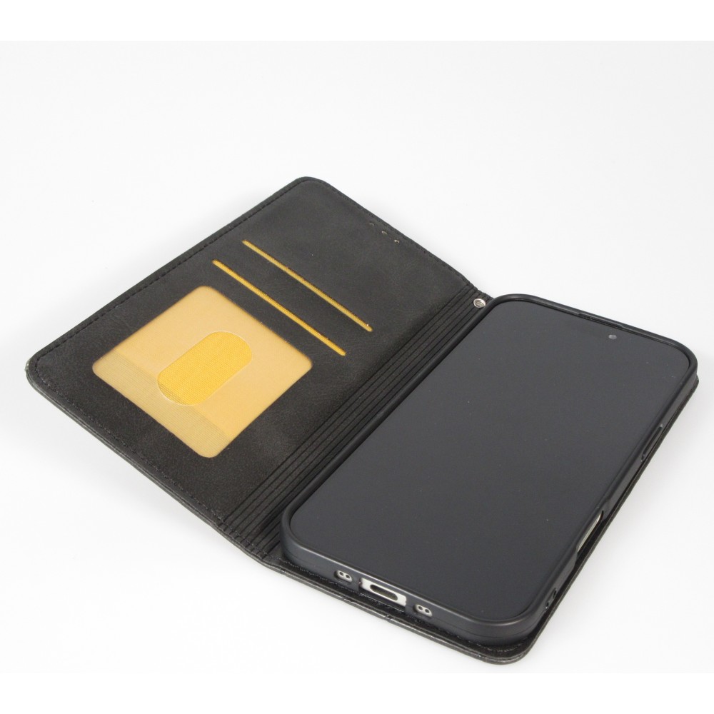 Hülle iPhone 17 Pro - Flip Geometrisch - Schwarz