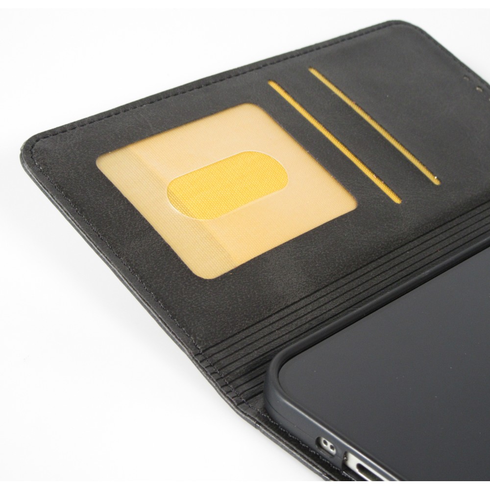 Hülle iPhone 17 Pro - Flip Geometrisch - Schwarz