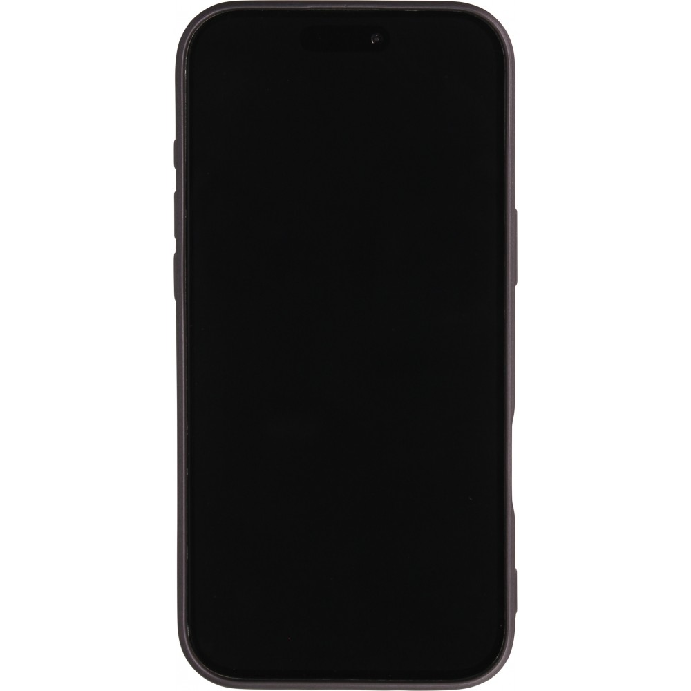 Coque iPhone 17 Pro Max - Gel souple avec vitre de protection caméra MagSafe - Gris foncé