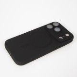 Coque iPhone 17 Pro - Gel souple avec vitre de protection caméra MagSafe - Noir