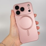 iPhone 17 Pro Case Hülle - Gummi weich mit Kameraschutzglas MagSafe - Rosa