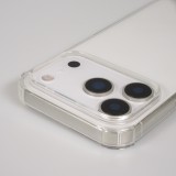 Coque iPhone 17 Pro - Gel transparent avec lacet beige