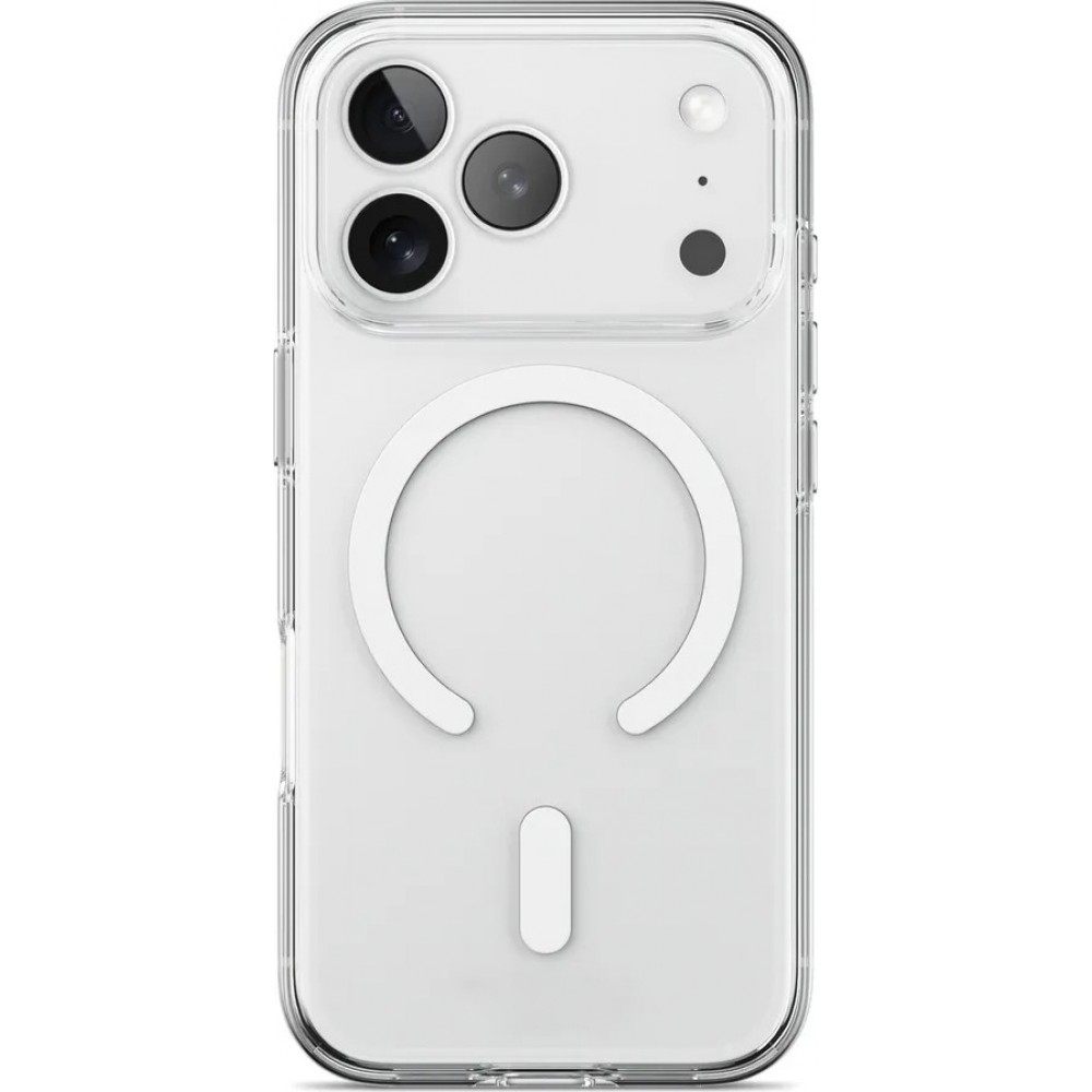 Hülle iPhone 17 Pro - MagSafe kompatibel Gummi transparent TPU Silikon