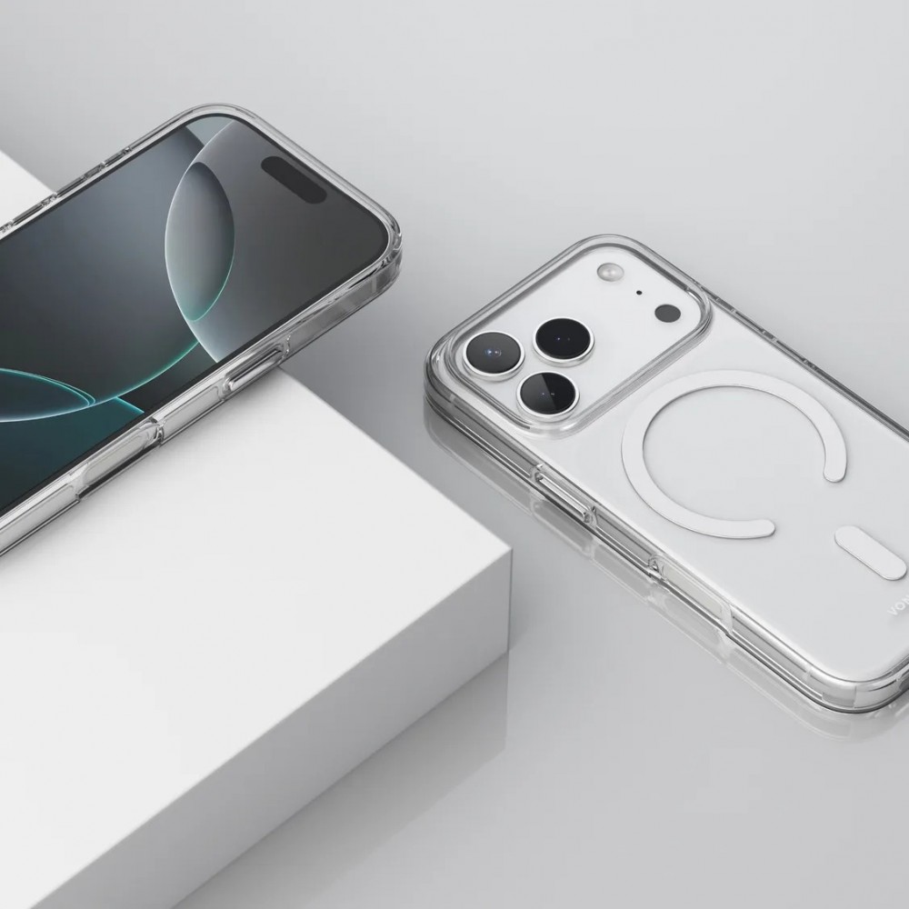 Hülle iPhone 17 Pro - MagSafe kompatibel Gummi transparent TPU Silikon