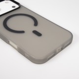 Coque iPhone 17 Pro Max - Jelly Color semi-transparent avec MagSafe - Noir