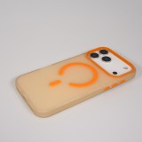 Coque iPhone 17 Pro Max - Jelly Color semi-transparent avec MagSafe - Orange