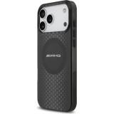 Coque iPhone 17 Pro Max - AMG Double Layer graphiques transparent MagSafe protection élégante - Noir