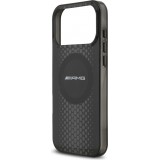 Coque iPhone 17 Pro Max - AMG Double Layer graphiques transparent MagSafe protection élégante - Noir