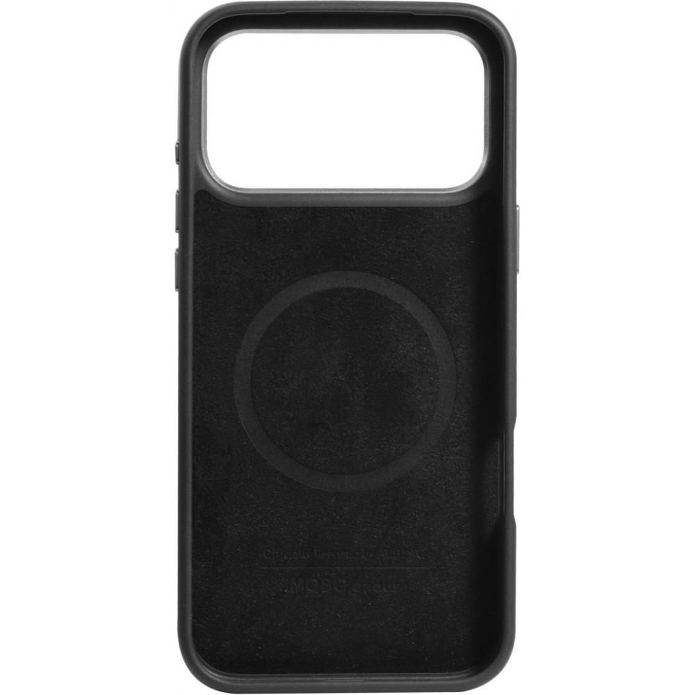 iPhone 17 Pro Max Case Hülle - Audi TT MagSafe Kunstleder mit geprägtem Logo - Schwarz