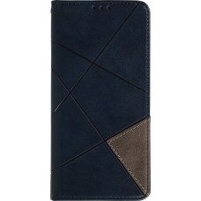 Coque iPhone 17 Pro Max - Flip Géometrique - Bleu