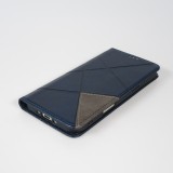 Coque iPhone 17 Pro Max - Flip Géometrique - Bleu